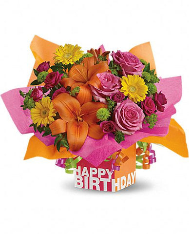 Teleflora's Rosy Birthday Present