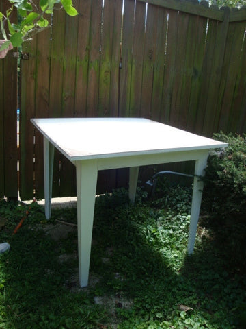 Square White Table
