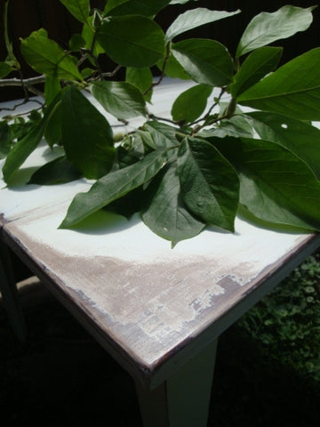 Square White Table